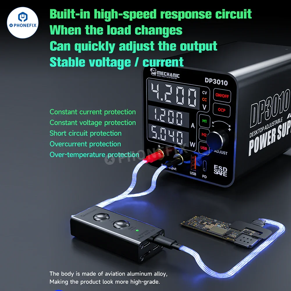 MECHANIC DP3010 30V 10A Power Supply for Phone/Laptop Repair - Image 3