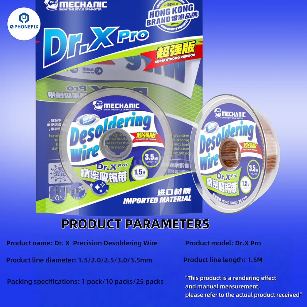 MECHANIC Dr.X Pro Desoldering Wick Phone PCB Tin Cleaning Wire - Image 9