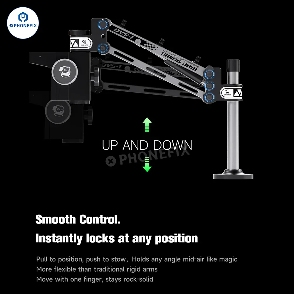 MECHANIC DVS-1 Microscope Swing Arm Hydraulic Shock-Absorbing - Image 4