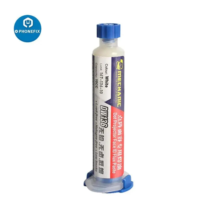 Mechanic DW136 DT1 Dot Projector Solder Paste For iPhone Face ID Repair - Image 3