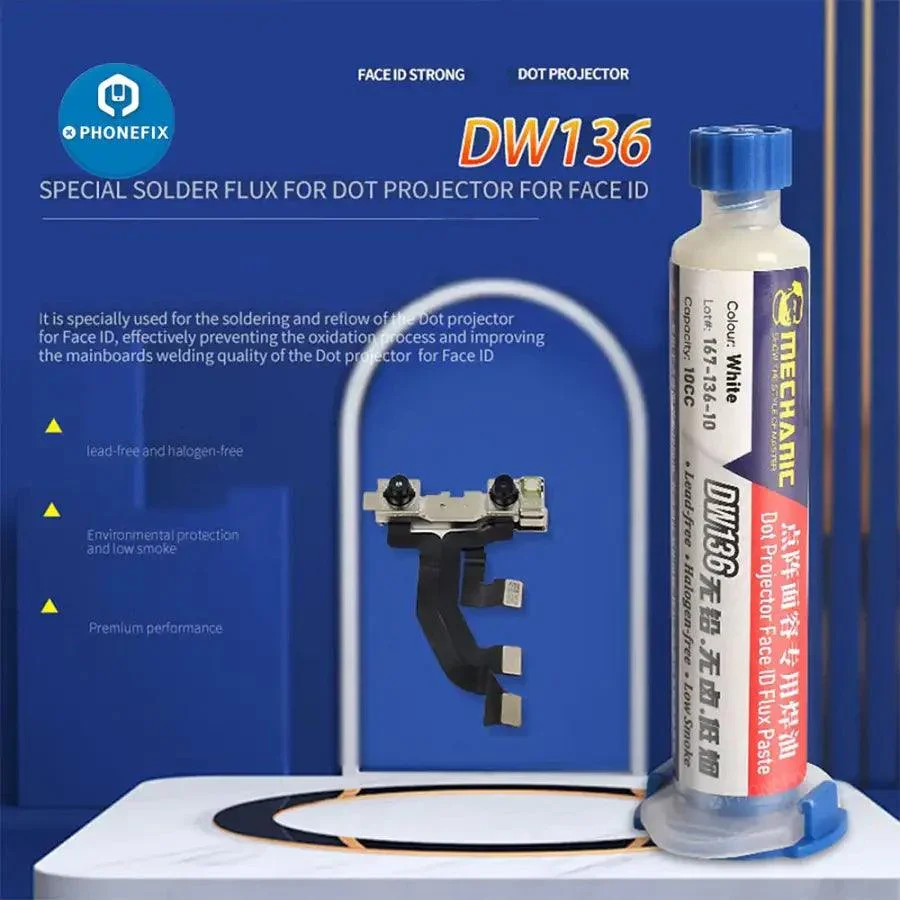 Mechanic DW136 DT1 Dot Projector Solder Paste For iPhone Face ID Repair - Image 4