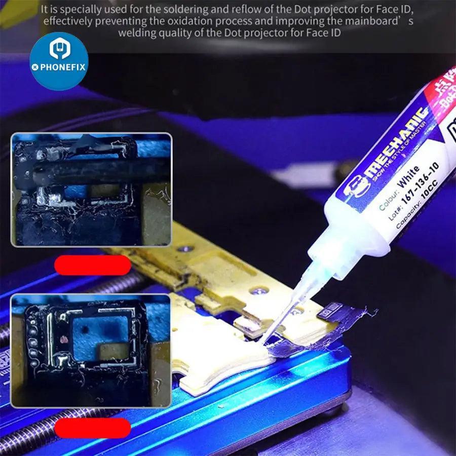 Mechanic DW136 DT1 Dot Projector Solder Paste For iPhone Face ID Repair - Image 6