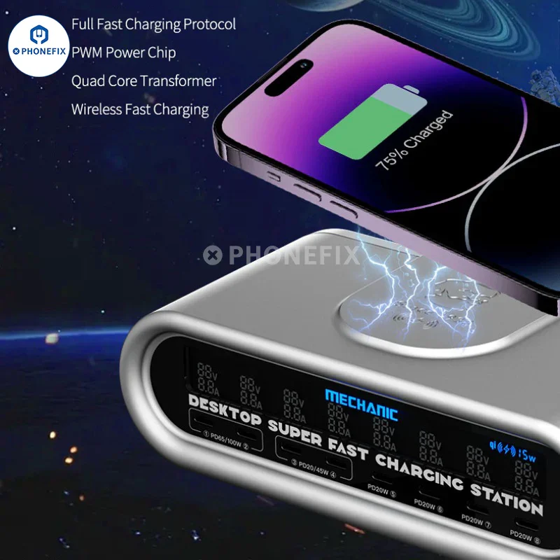Mechanic E-Power Charging Stataion Superfast Wireless Charger - Image 4