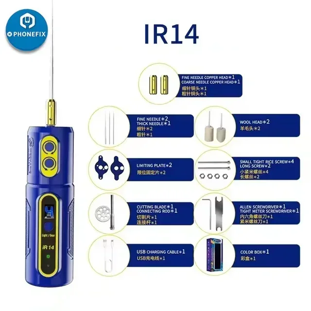 Mechanic 6 in 1 iR13 OCA Glue Cleaning Grinding Cutting Tools - Image 4