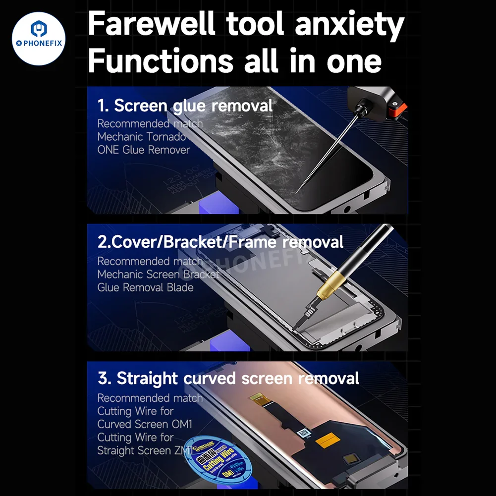 MECHANIC Elite One Phone Flat/Curved/Folding Screen Separator - Image 3
