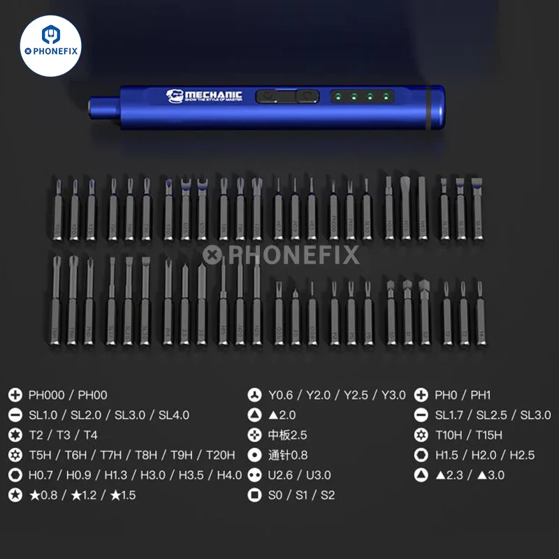 MECHANIC ES480 48 In 1 Electric Screwdriver Phone Disassembly Set - Image 5
