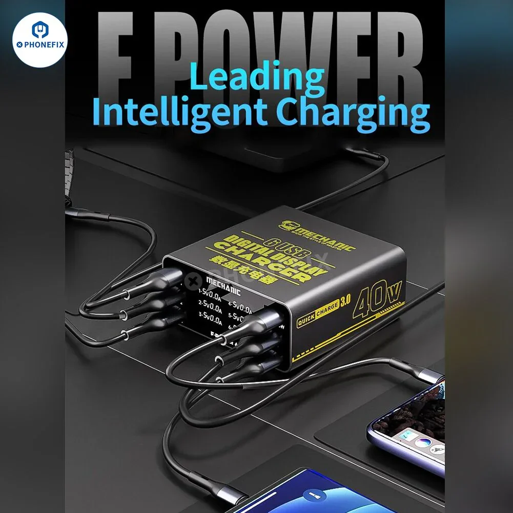 MECHANIC F-POWER 6 6S 6P Fast Charging Station Multi-Port Charger - Image 2