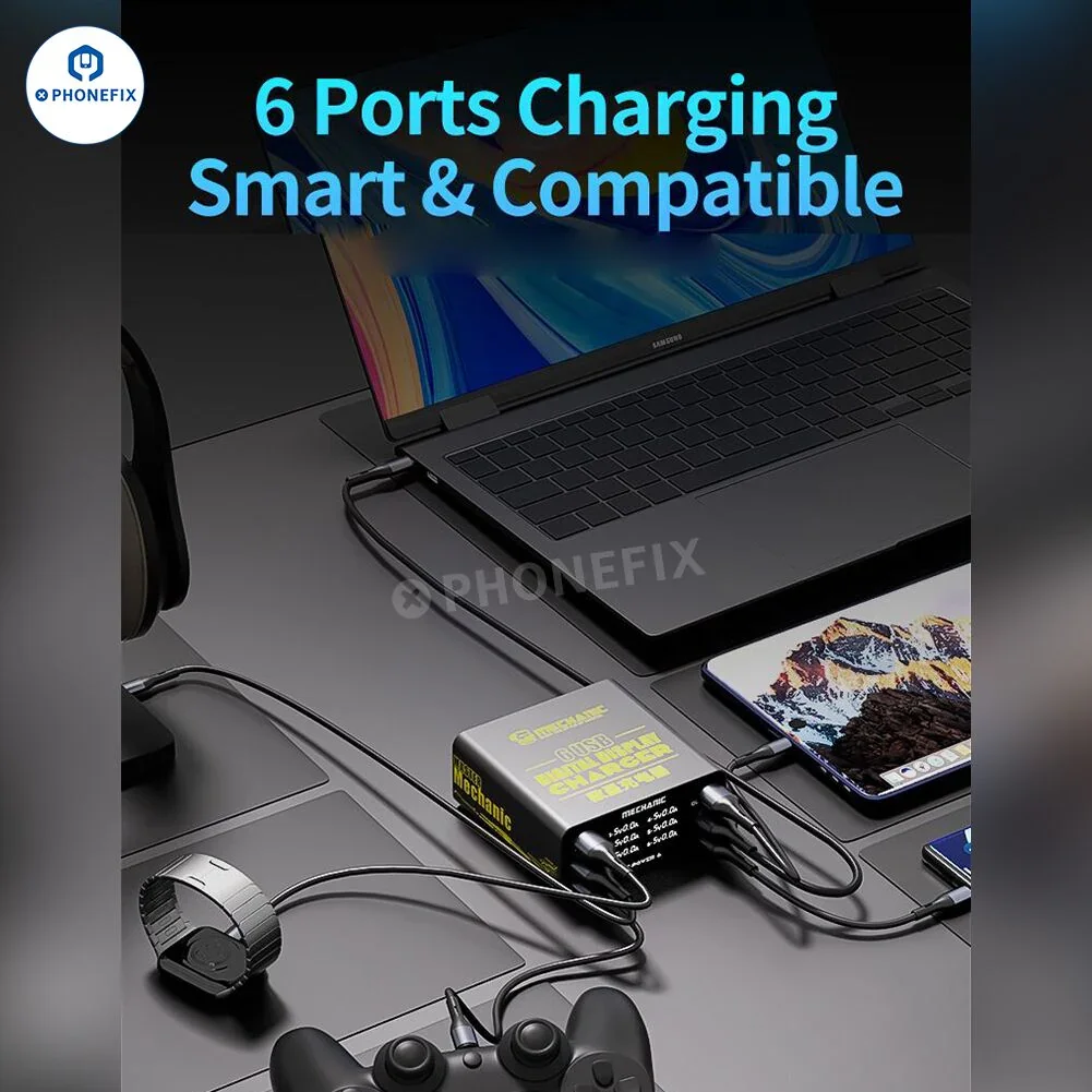 MECHANIC F-POWER 6 6S 6P Fast Charging Station Multi-Port Charger - Image 3