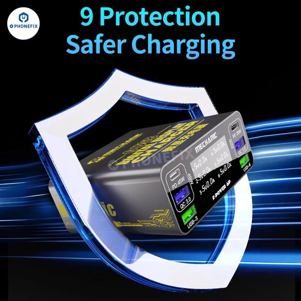MECHANIC F-POWER 6 6S 6P Fast Charging Station Multi-Port Charger - Image 5