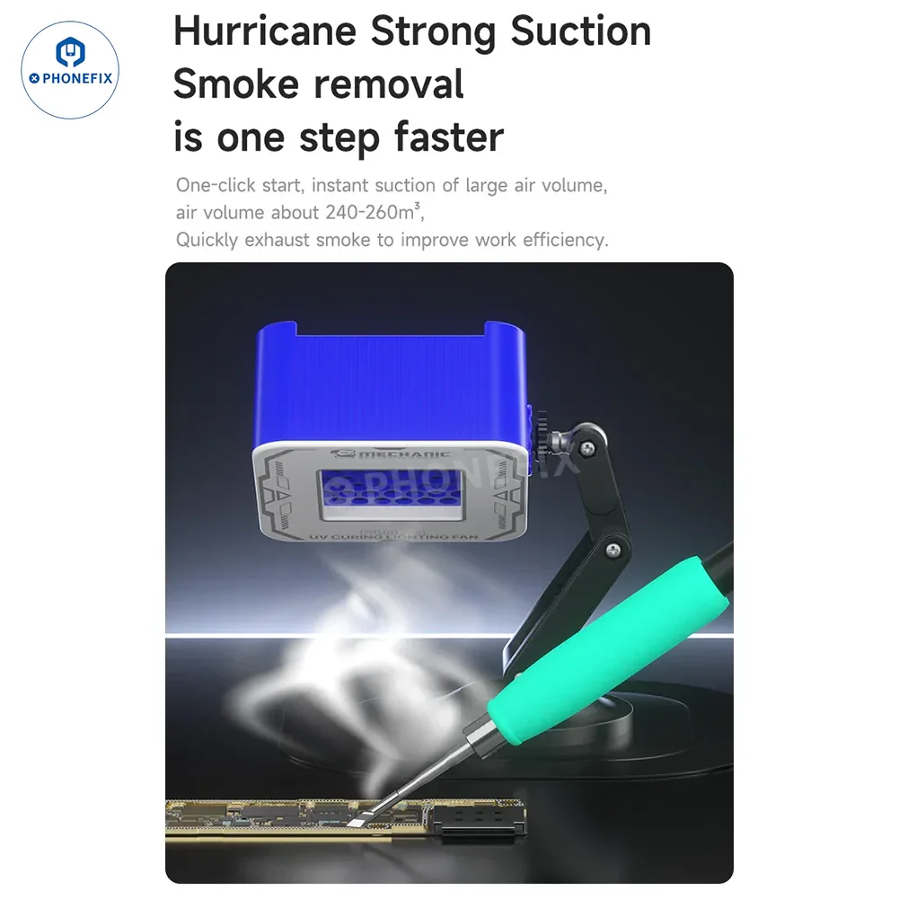 MECHANIC FUL-4 UV Curing Light Cooling Smoke Extractor - Image 6