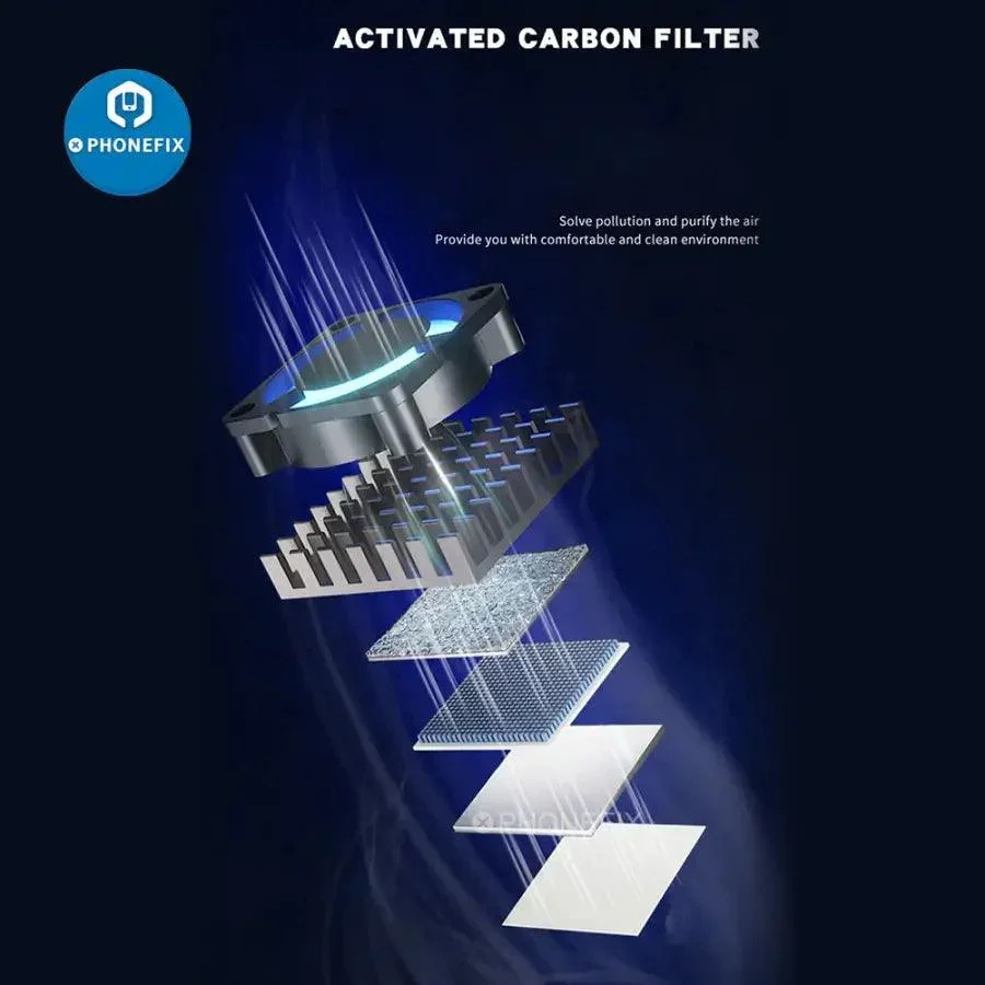Mechanic Fume Extractor Air Cleaner For PCB BGA Soldering Repair - Image 5