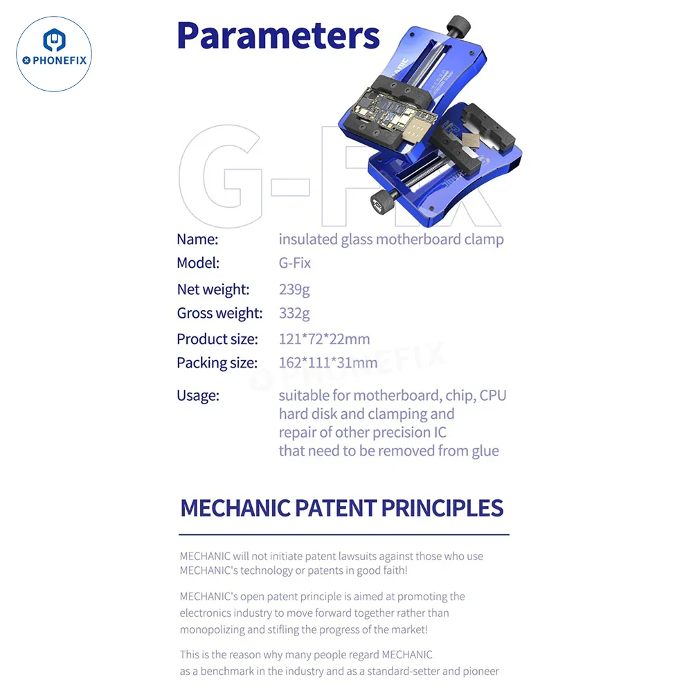 Mechanic G-Fix Insulated Glass Motherboard CPU Chip Fixture - Image 10