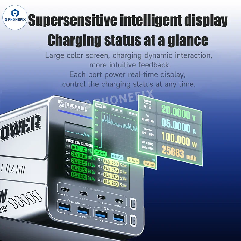 MECHANIC G-POWER 160W Desktop Fast Charging Station - Image 10