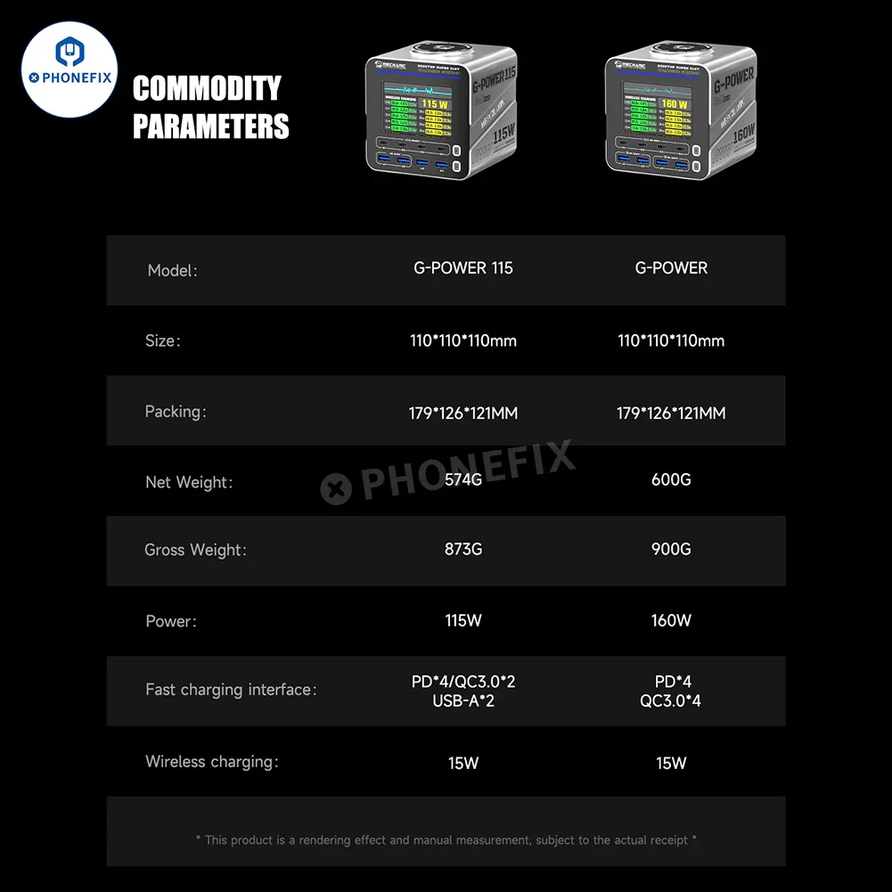 MECHANIC G-POWER 160W Desktop Fast Charging Station - Image 13