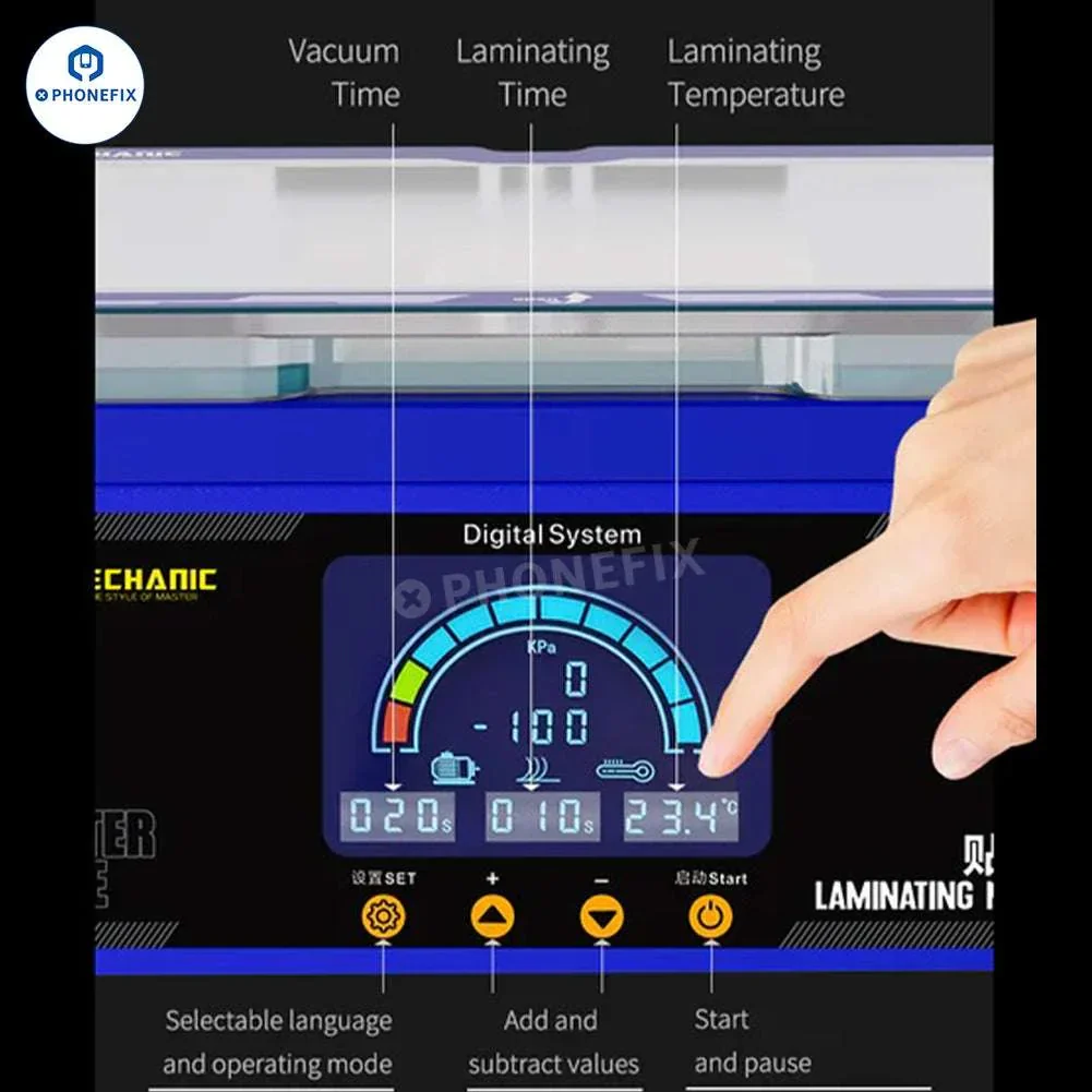 MECHANIC Gan-03 Abag Laminating Machine for 8-Inch Flat/Edge Screens - Image 5