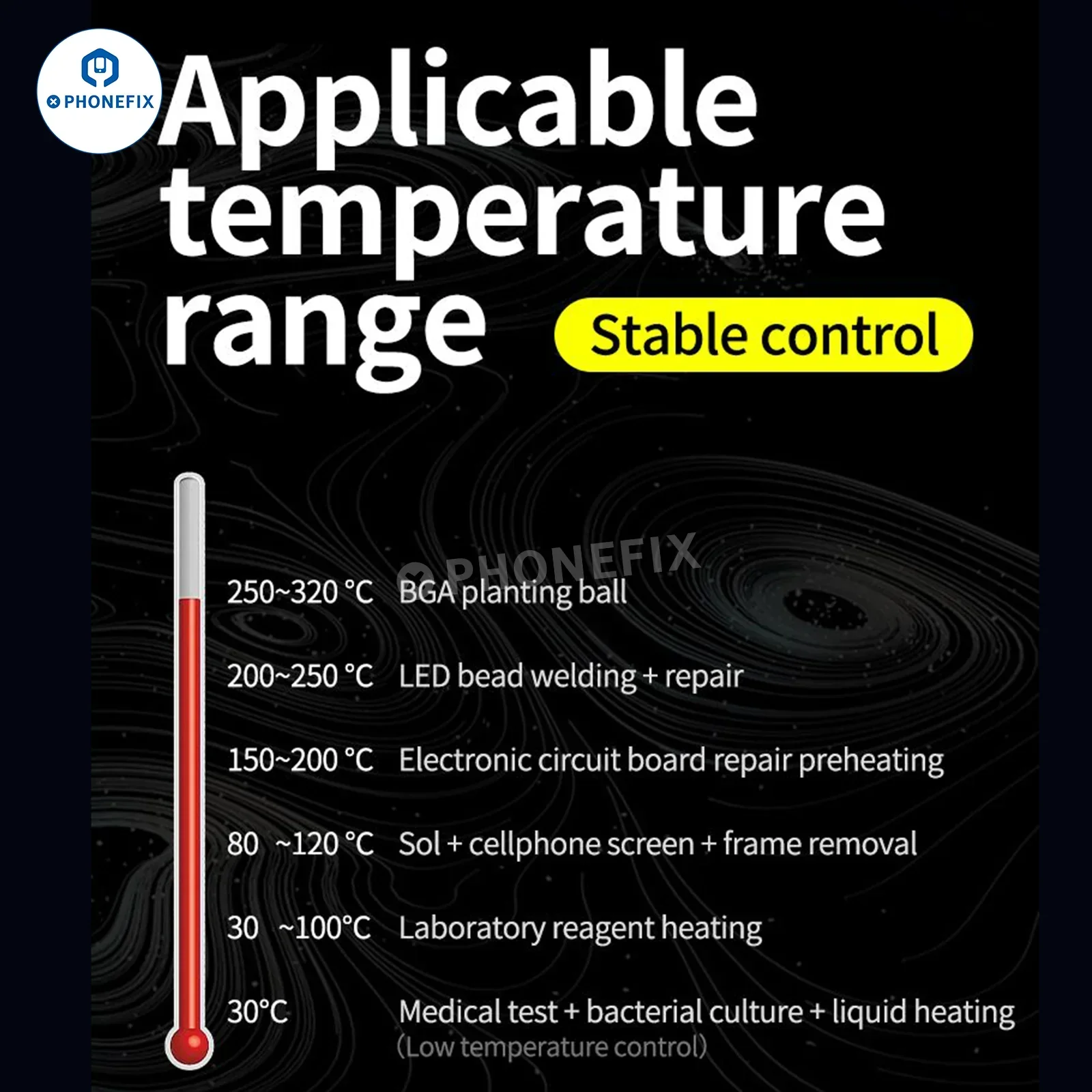 Mechanic HT-10 Intelligent Digital Constant Temperature Heating Table - Image 5