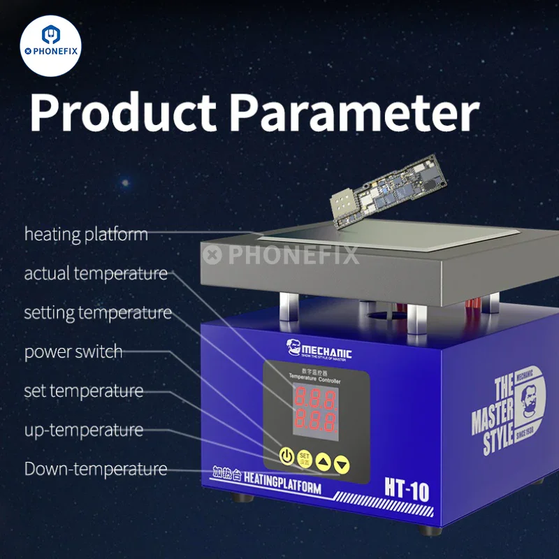 Mechanic HT-10 Intelligent Digital Constant Temperature Heating Table - Image 6