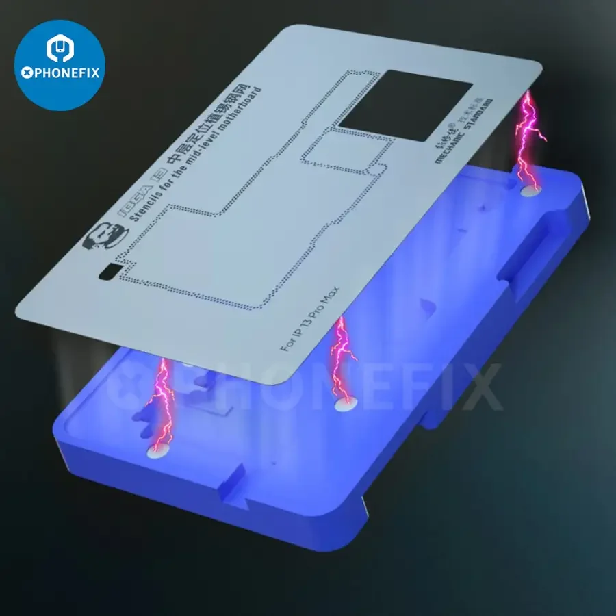 MECHANIC iBGA 13 Reballing Stencil Platform For iPhone 13 Pro Max Mini - Image 6