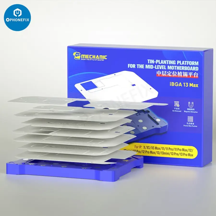 MECHANIC IBGA13 MAX Middle Frame Reballing Platform For iPhone X-13ProMax