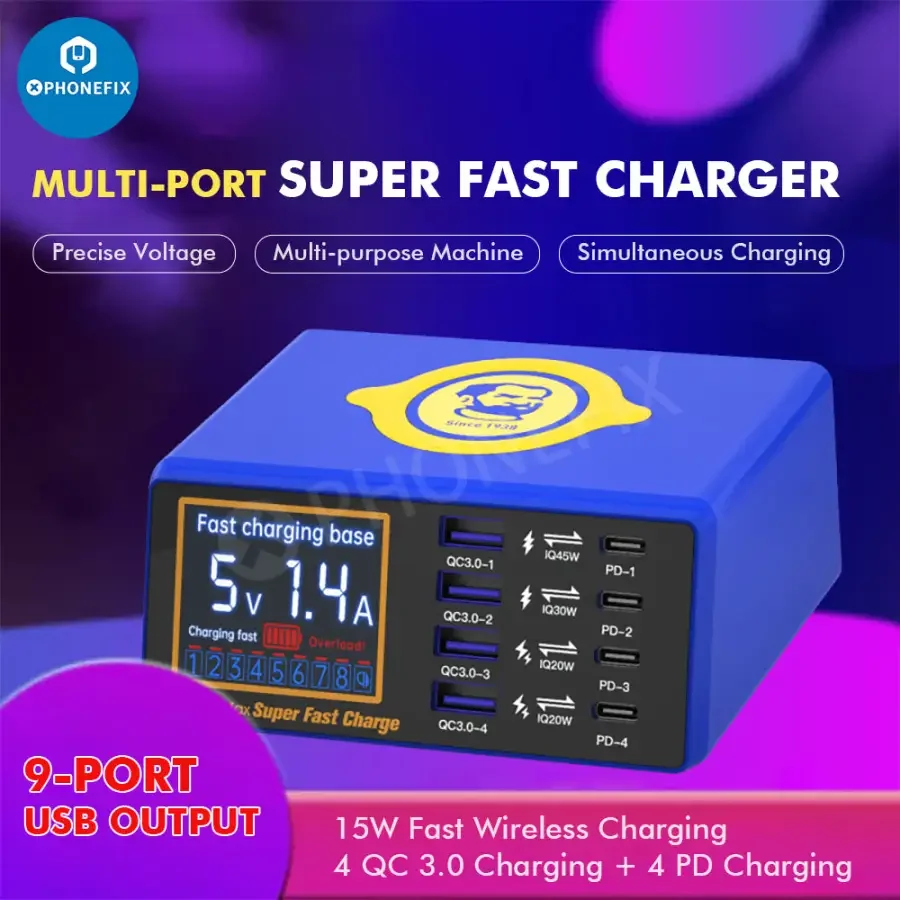 MECHANIC iCharge 8 Max Wireless USB Quick Charger - Image 2