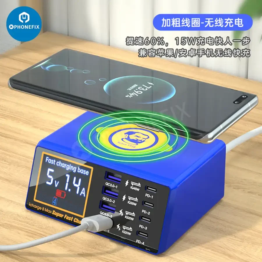 MECHANIC iCharge 8 Max Wireless USB Quick Charger - Image 3