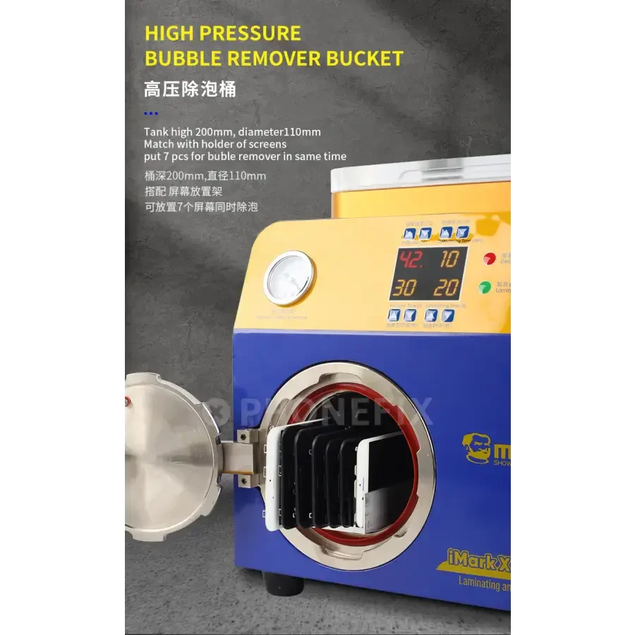 Mechanic iMark X 2-in-1 LCD Laminator Bubble Remover Machine - Image 8