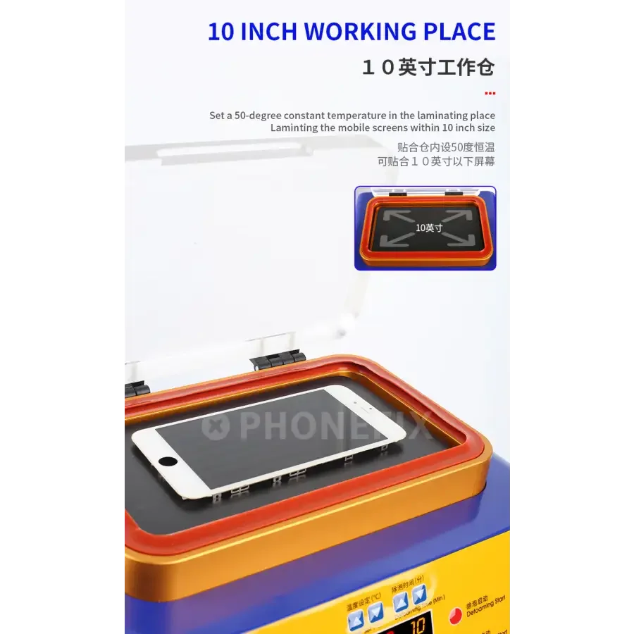 Mechanic iMark X 2-in-1 LCD Laminator Bubble Remover Machine - Image 9