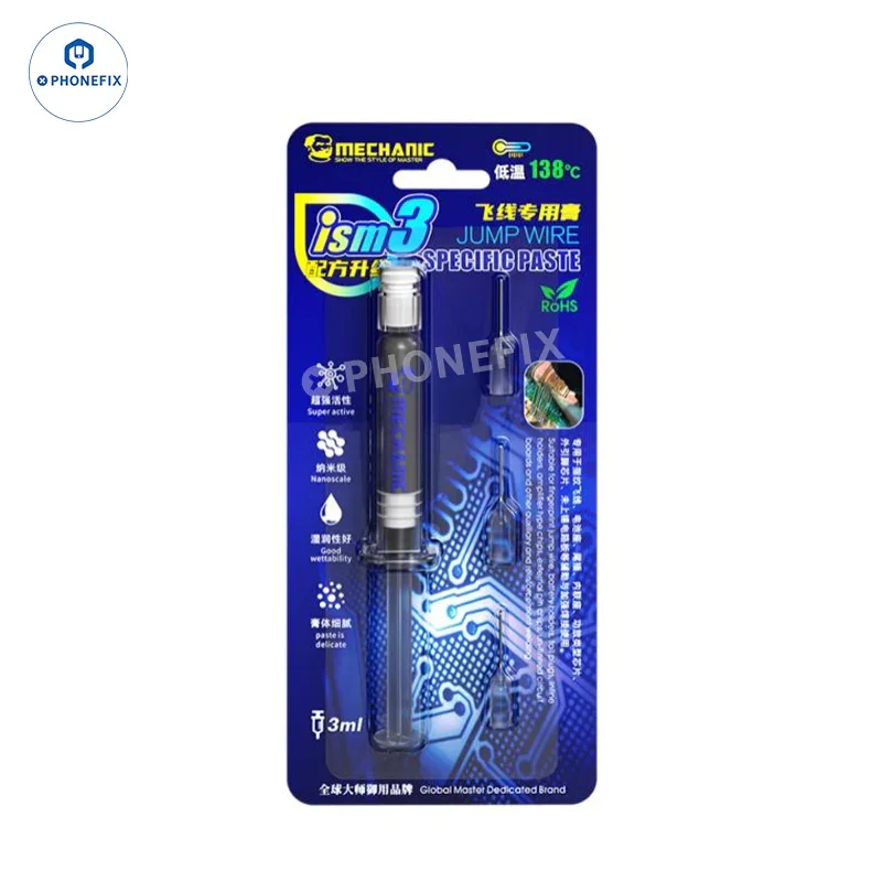 Mechanic iSm5 3ML Special  Jumper Wire Solder Paste ‏for PCB Repair - Image 7