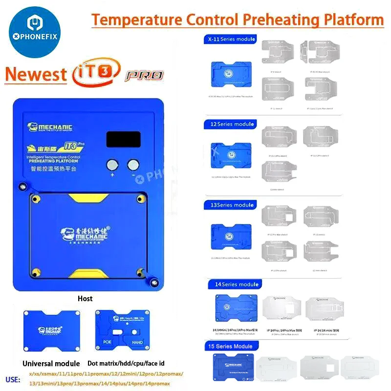 Mechanic iT3 Preheating Platform For iPhone X-15 PRO Max Repair - Image 4