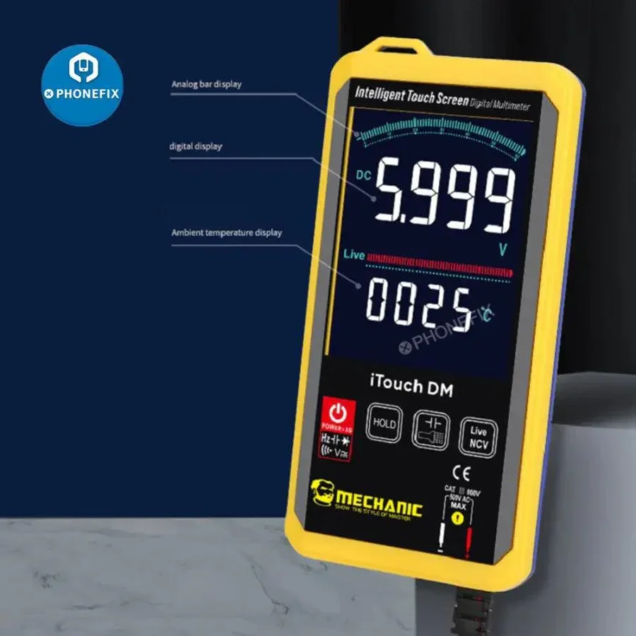 MECHANIC iTouch DM Digital Multimeter Voltage Current Tester - Image 5