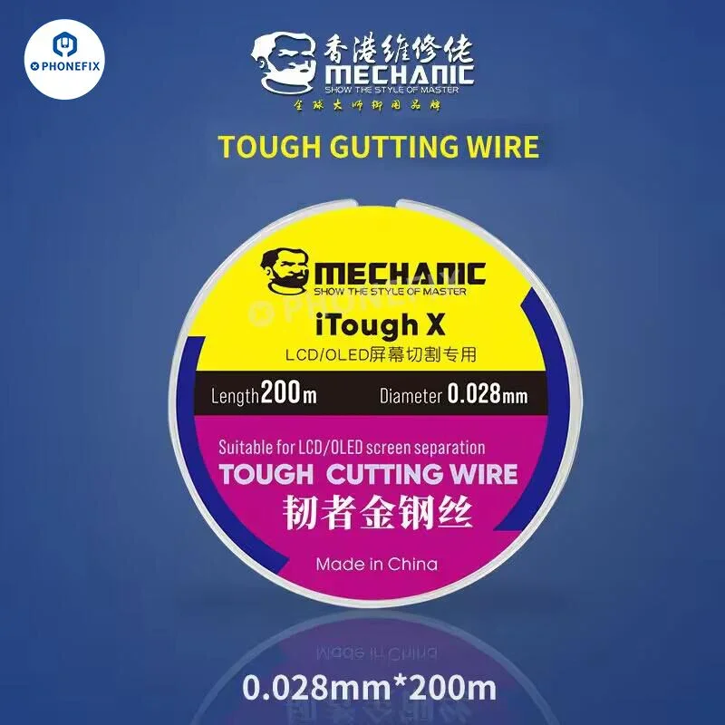 Mechanic iTough X Tough Superfine Cutting Wire For LCD OLED Screen - Image 10