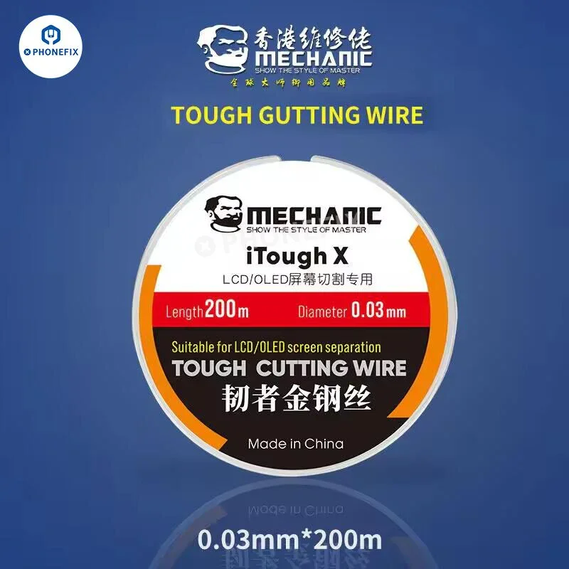 Mechanic iTough X Tough Superfine Cutting Wire For LCD OLED Screen - Image 6