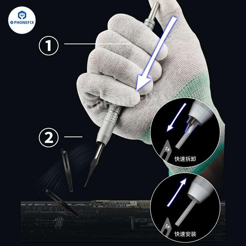 MECHANIC KH-001 Quick Disassembly Blade Pen IC Prying Glue Removal - Image 5