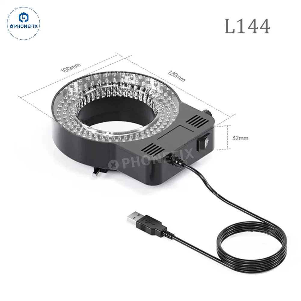 Mechanic L64 L72 L144 USB Adjustable Microscope Ring Light Source - Image 6