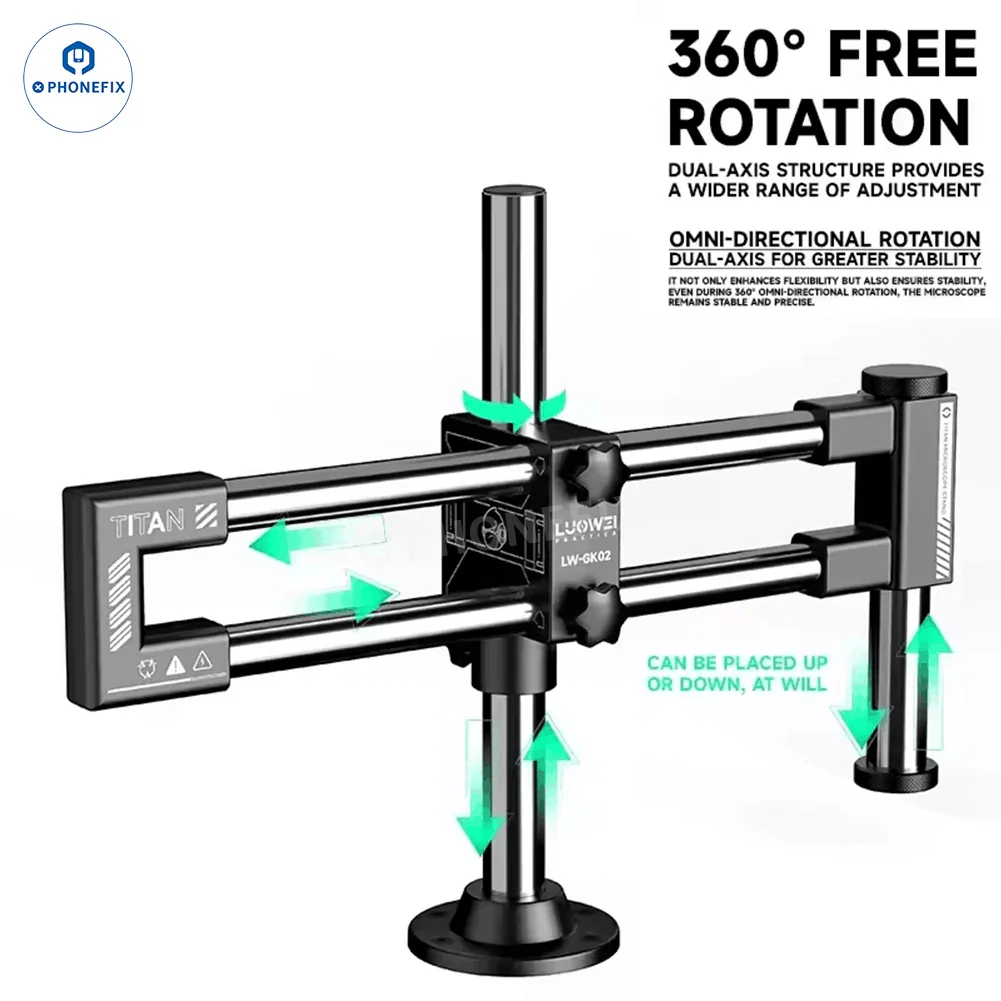 MECHANIC LM3 360° Universal Double Arm Bracket For Microscopes - Image 11