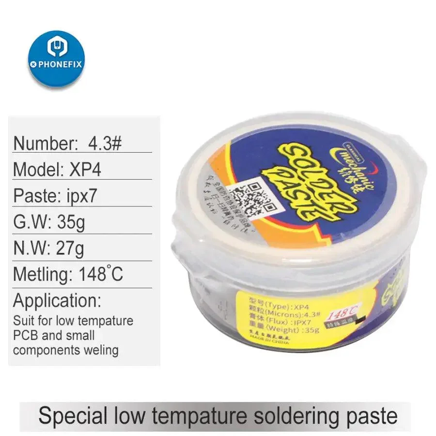 Mechanic Low Middle High Temperature Solder Paste Soldering Tin Cream - Image 5