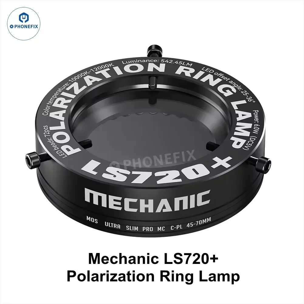 Mechanic LS720+ Adjustable Microscope Polarization Ring Lamp - Image 6