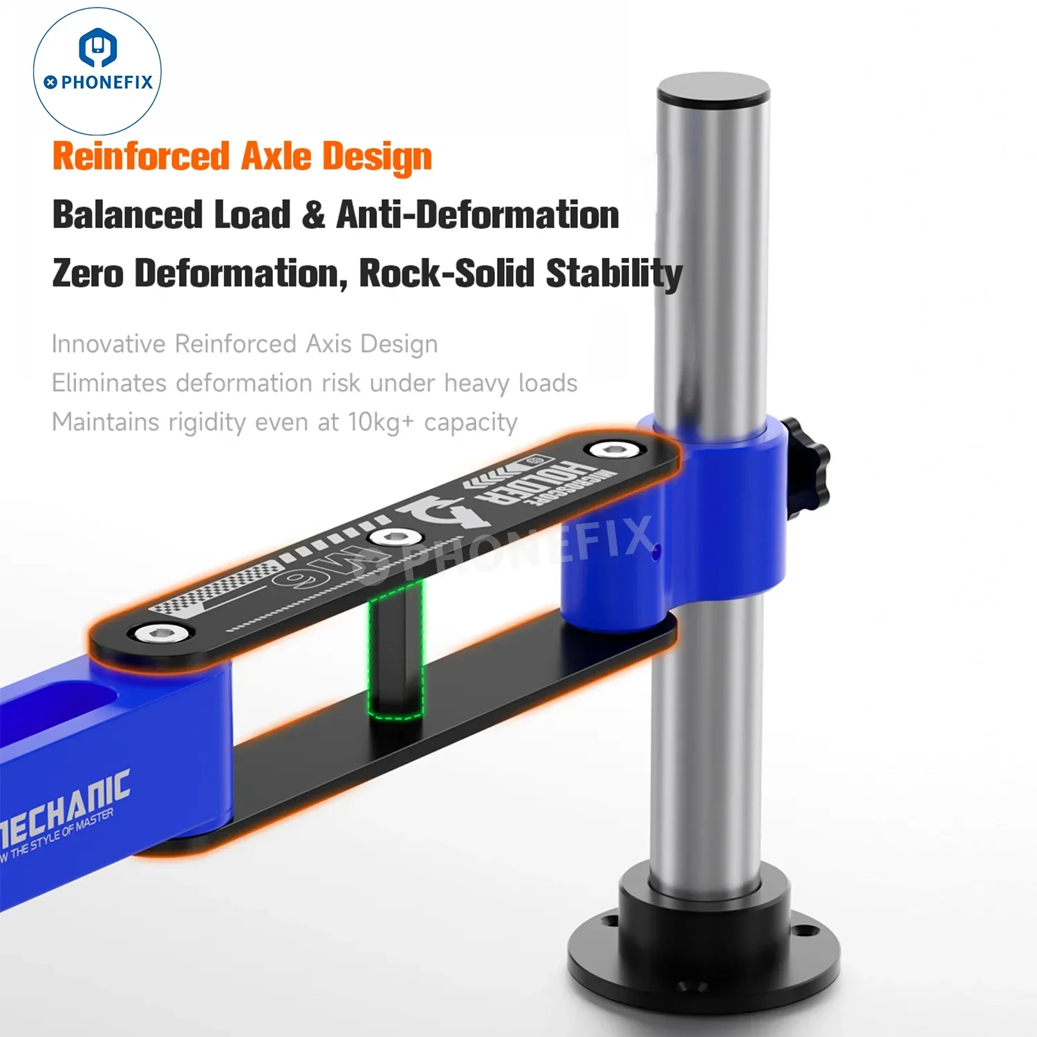 MECHANIC M6 Rotatable Microscope Swing Arm Bracket Stand Holder - Image 3