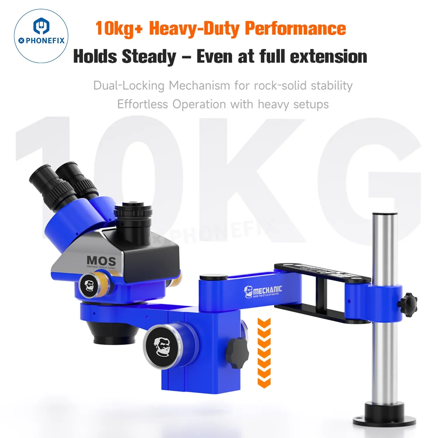 MECHANIC M6 Rotatable Microscope Swing Arm Bracket Stand Holder - Image 4