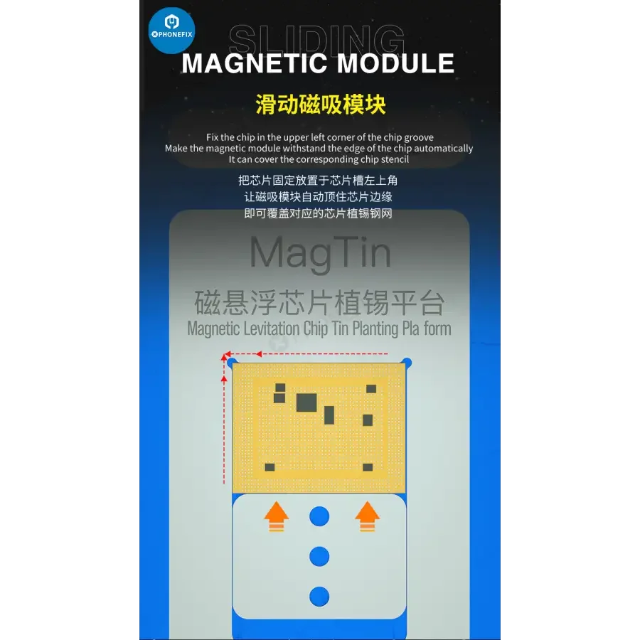 Mechanic MagTin Tin Planting Platform For iPhone Huawei Qualcomm - Image 15