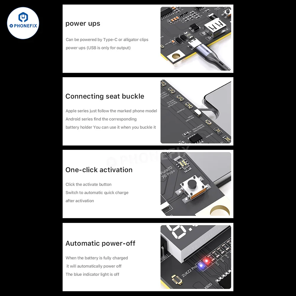 MECHANIC Max28 Battery Activation Board for iPhone 8-16 Pro Max & Android - Image 3