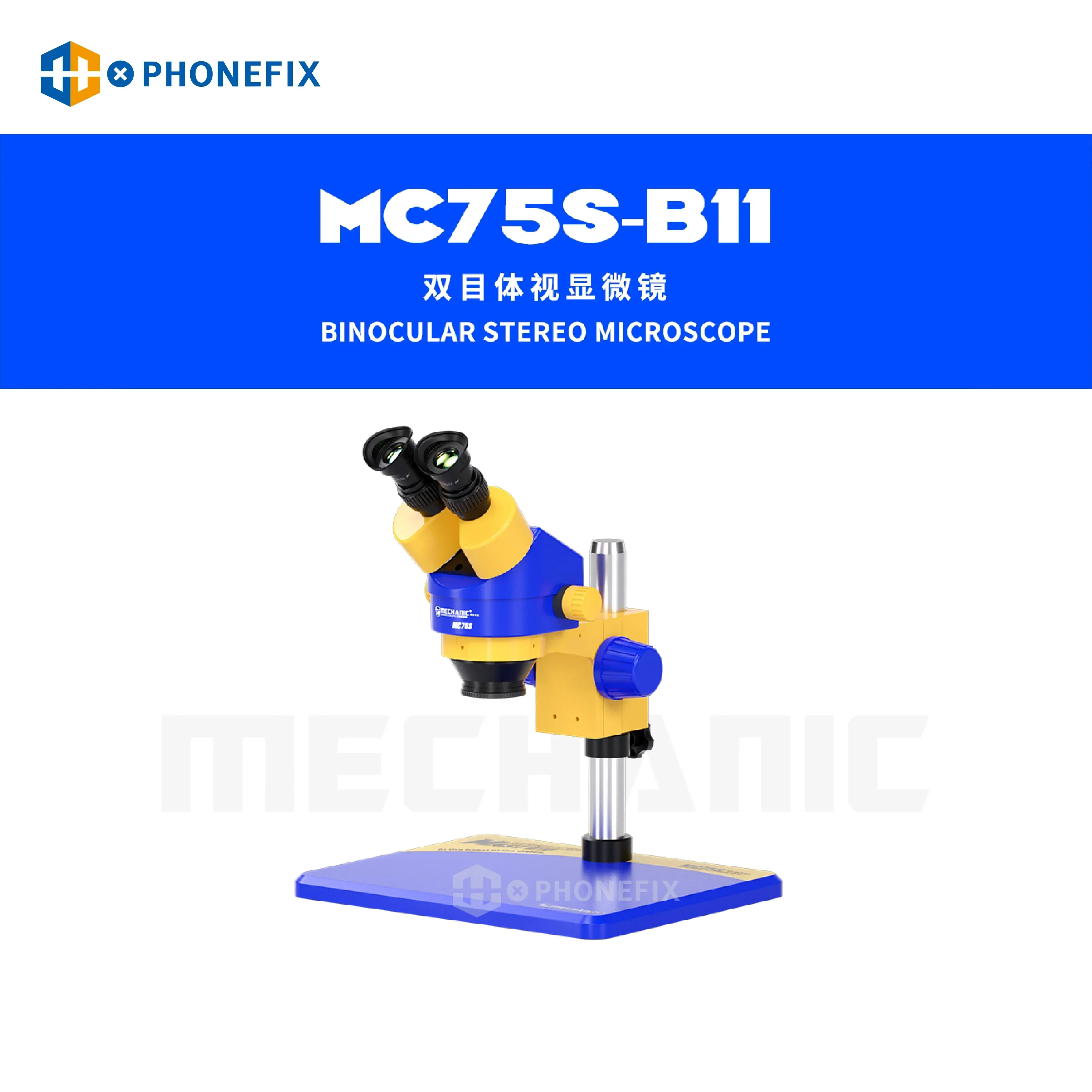 MECHANIC MC75S-B11 Binocular Stereo Zoom Microscope For Phone Repair - Image 3