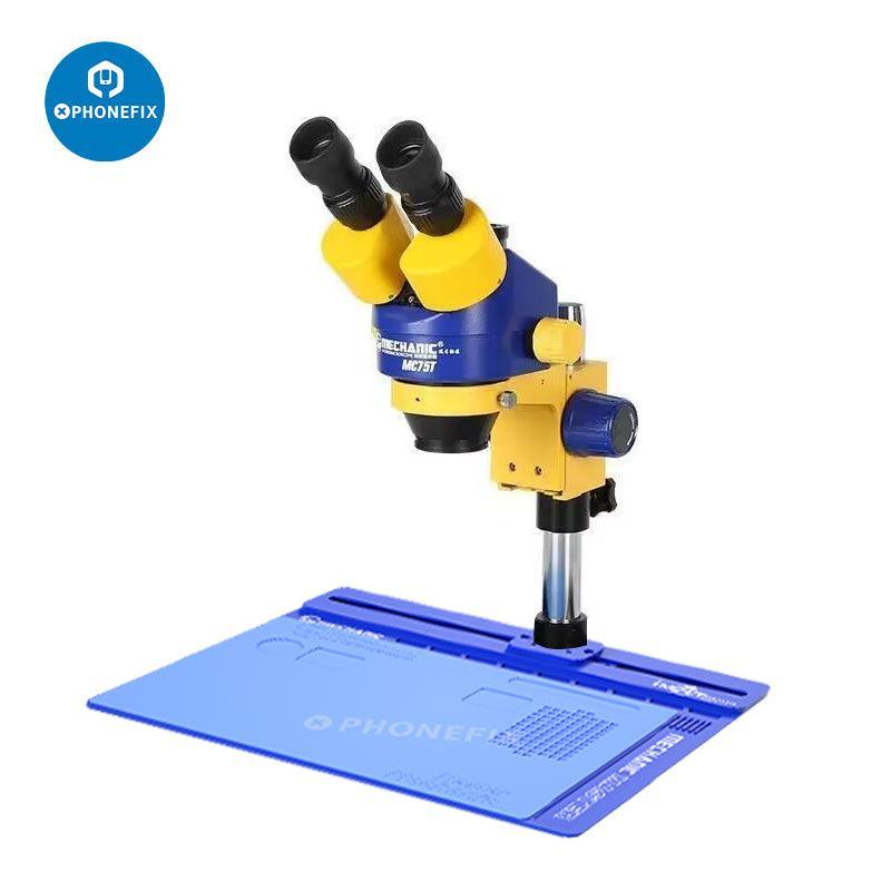 Mechanic MC75T 7-45X Trinocular Stereo Zoom Microscope For Phone Repair - Image 4