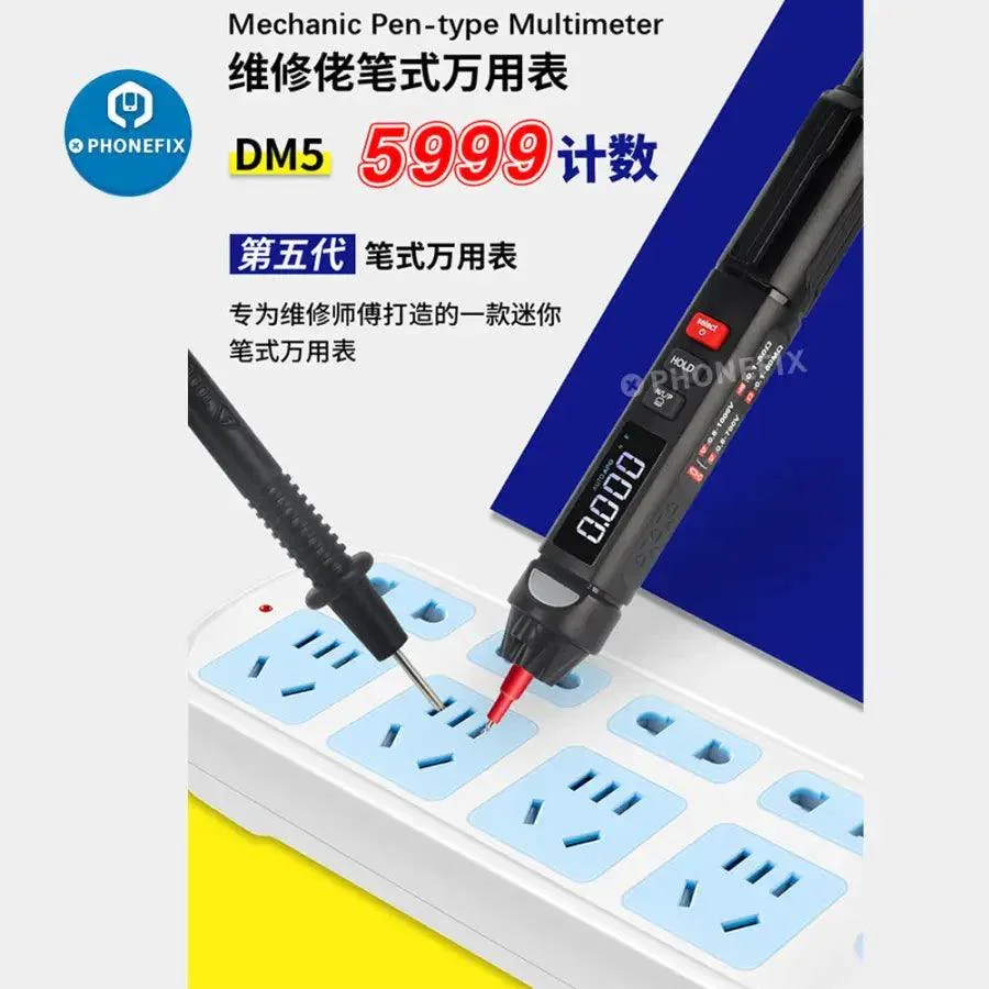 Mechanic MD5 Pen Multimeter Pen Type Meter Auto Range Digital Multimeter - Image 3