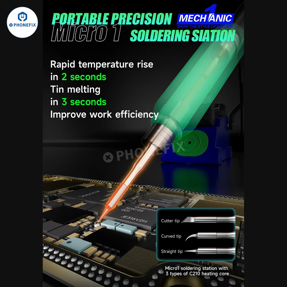 MECHANIC MICRO 1 Portable Digital Soldering Station for Phone Repair - Image 3