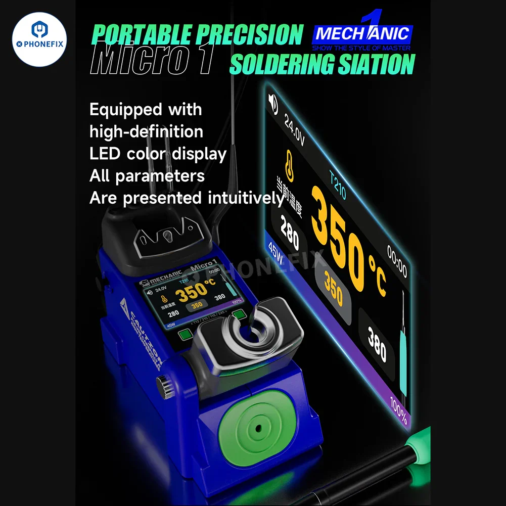MECHANIC MICRO 1 Portable Digital Soldering Station for Phone Repair - Image 5