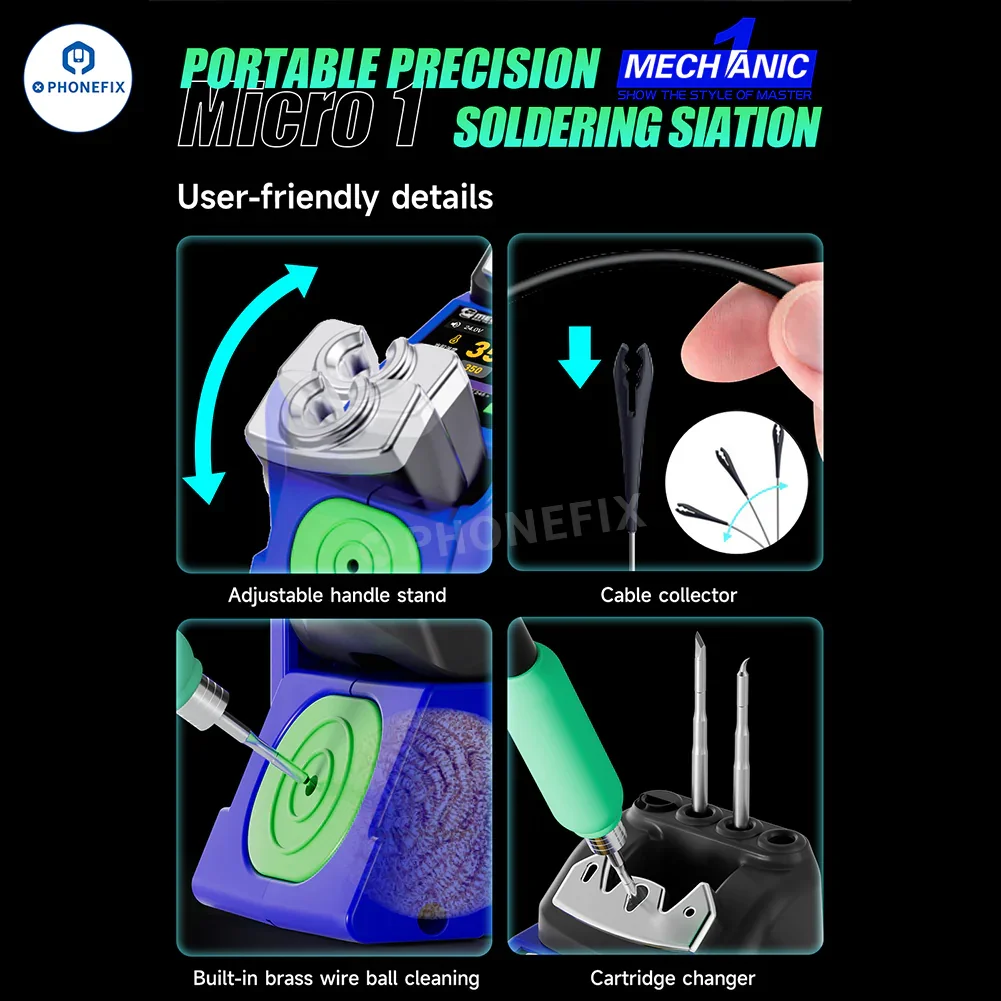 MECHANIC MICRO 1 Portable Digital Soldering Station for Phone Repair - Image 8