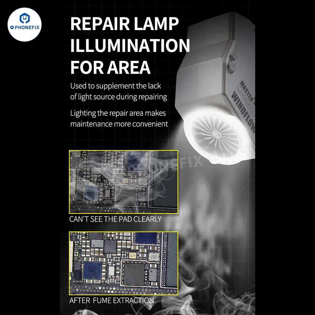 MECHANIC Microscope Fume Extraction Instrument Smoke Absorber - Image 11