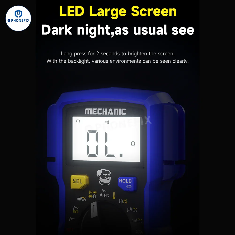Mechanic Mini TD Five MX Digital Multimeter NCV Temp Measurement - Image 10