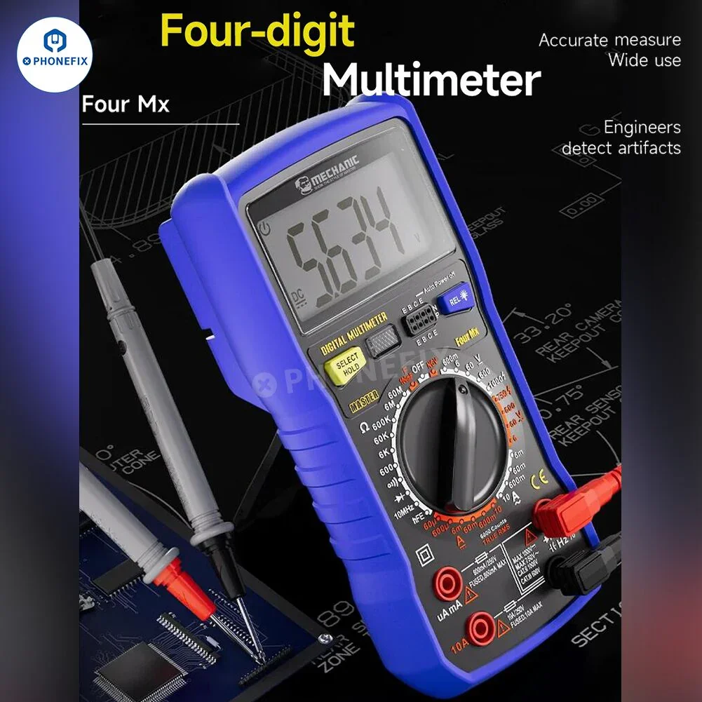 Mechanic Mini TD Five MX Digital Multimeter NCV Temp Measurement - Image 3